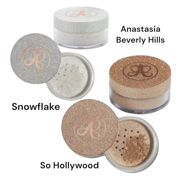 Anastasia ABH Loose Powder Highlighter Snowflake & So Hollywood 6g / 0.21 oz - Picture 1 of 10